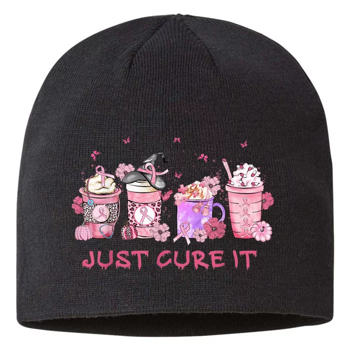 Just Cure It Breast Cancer Awareness 8 1/2in Sustainable Knit Beanie