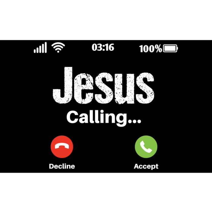 Jesus Calling John 3:16 Christian Accept Christ Bumper Sticker