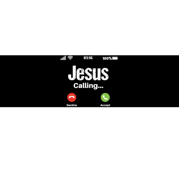 Jesus Calling John 3:16 Christian Accept Christ Bumper Sticker