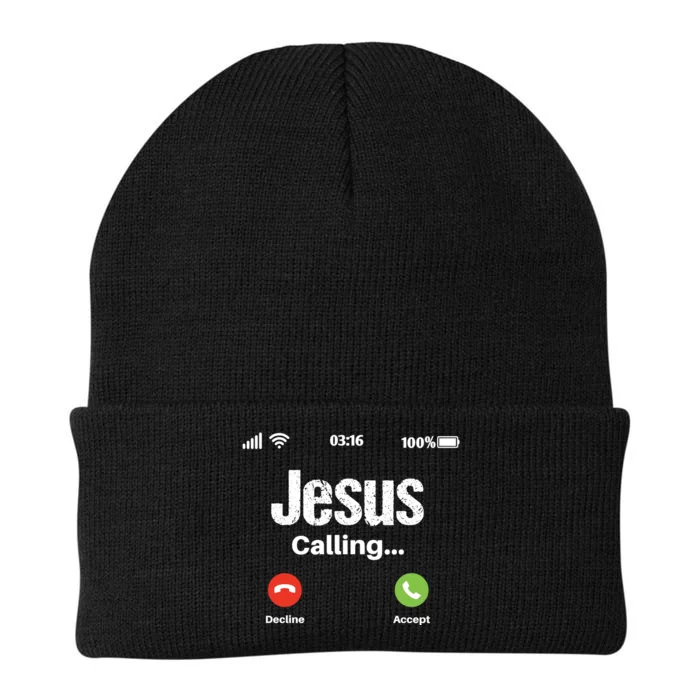 Jesus Calling John 3:16 Christian Accept Christ Knit Cap Winter Beanie