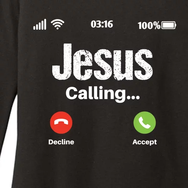 Jesus Calling John 3:16 Christian Accept Christ Womens CVC Long Sleeve Shirt