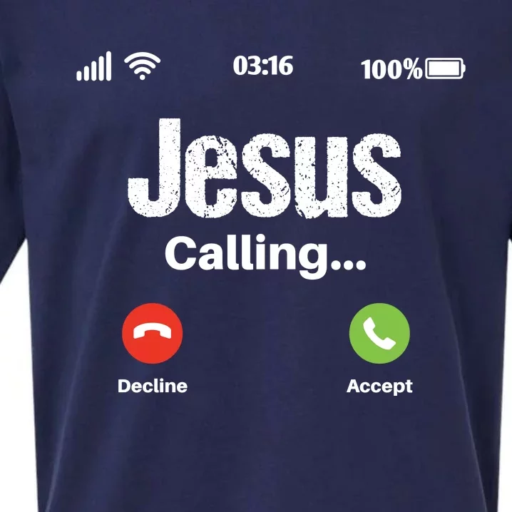 Jesus Calling John 3:16 Christian Accept Christ Sueded Cloud Jersey T-Shirt