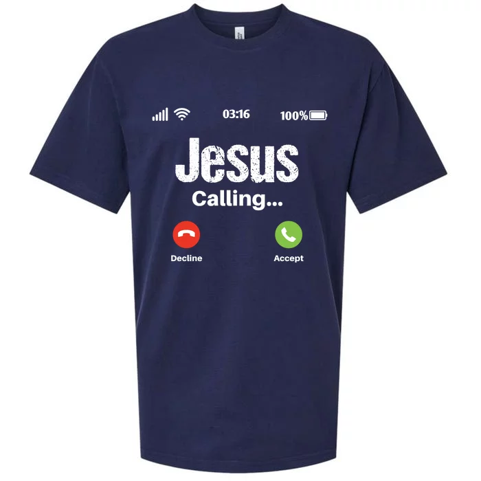 Jesus Calling John 3:16 Christian Accept Christ Sueded Cloud Jersey T-Shirt