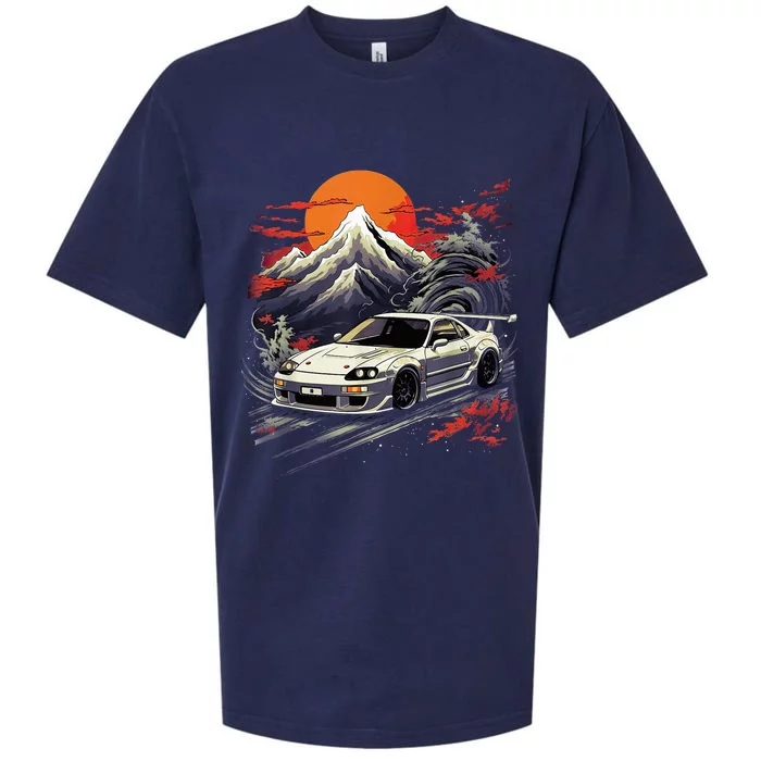 Jdm Car Japanese Retro Car Racing Drifting Legend Tuning Sueded Cloud Jersey T-Shirt