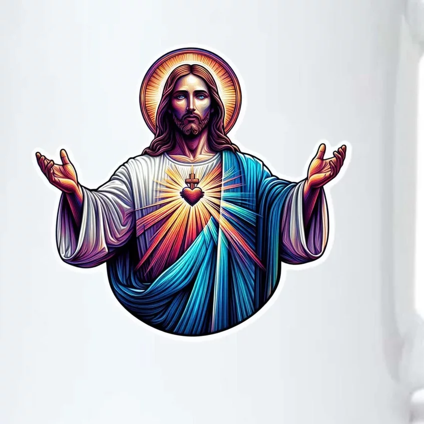 Jesus Christ Black Color Changing Mug