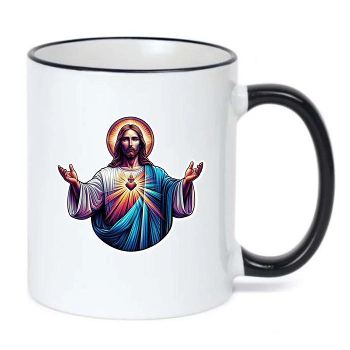 Jesus Christ Black Color Changing Mug