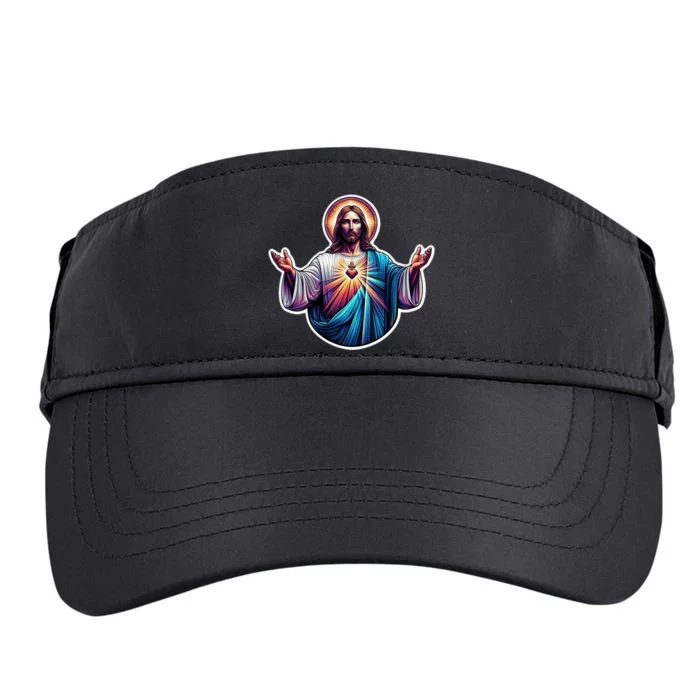 Jesus Christ Adult Drive Performance Visor