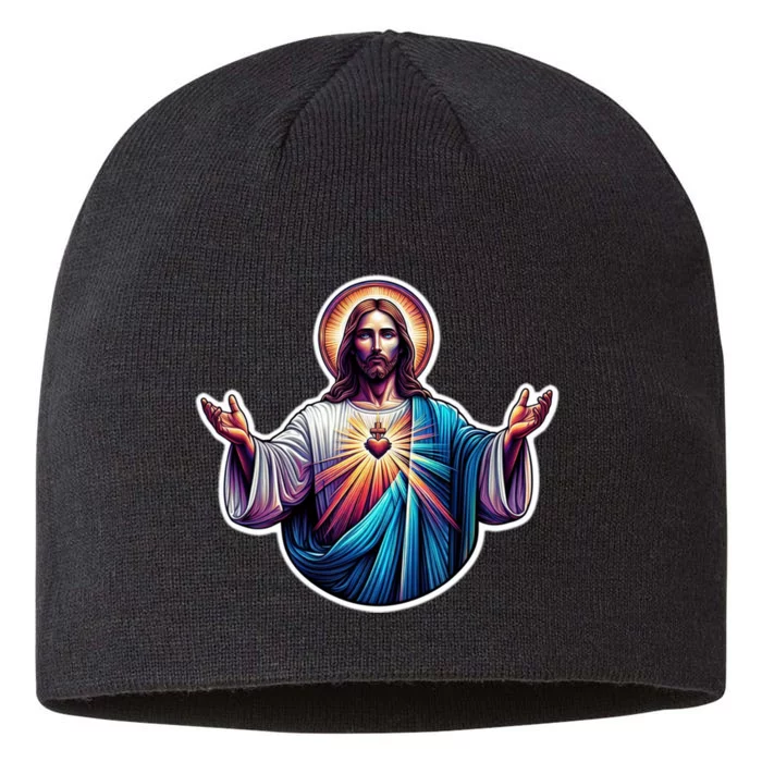 Jesus Christ 8 1/2in Sustainable Knit Beanie