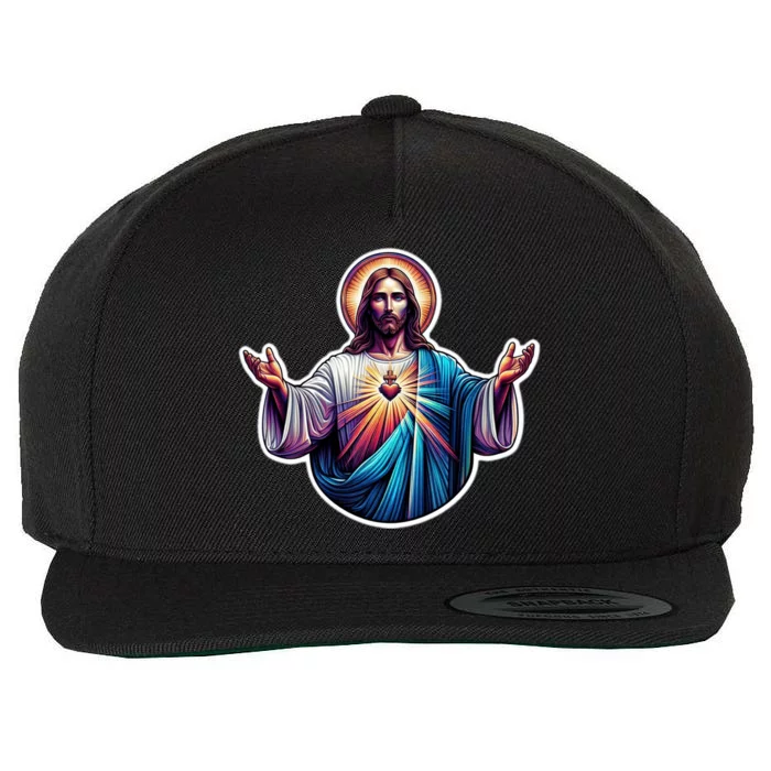 Jesus Christ Wool Snapback Cap