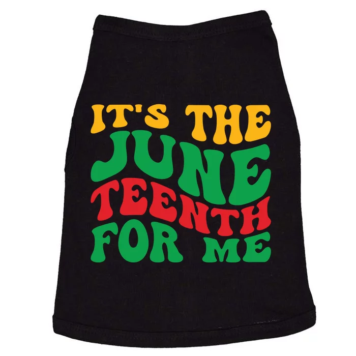 Juneteenth Celebration Doggie Tank