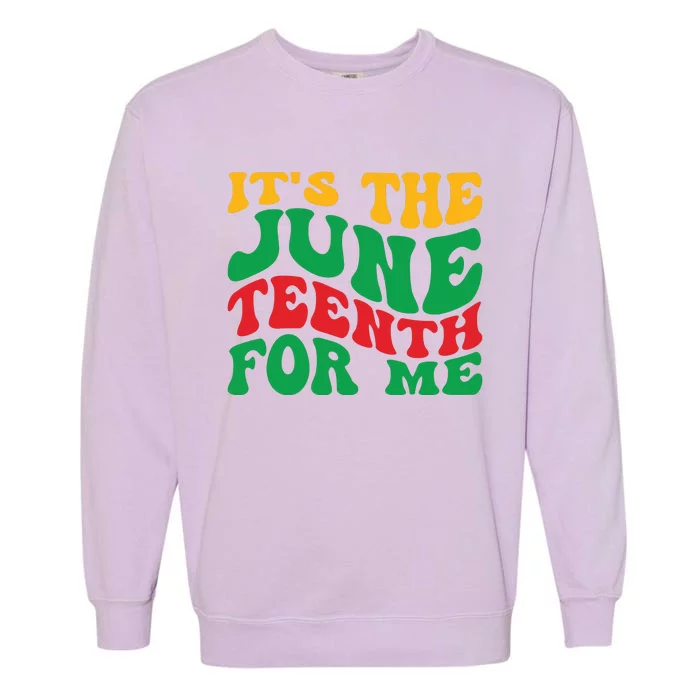 Juneteenth Celebration Garment-Dyed Sweatshirt