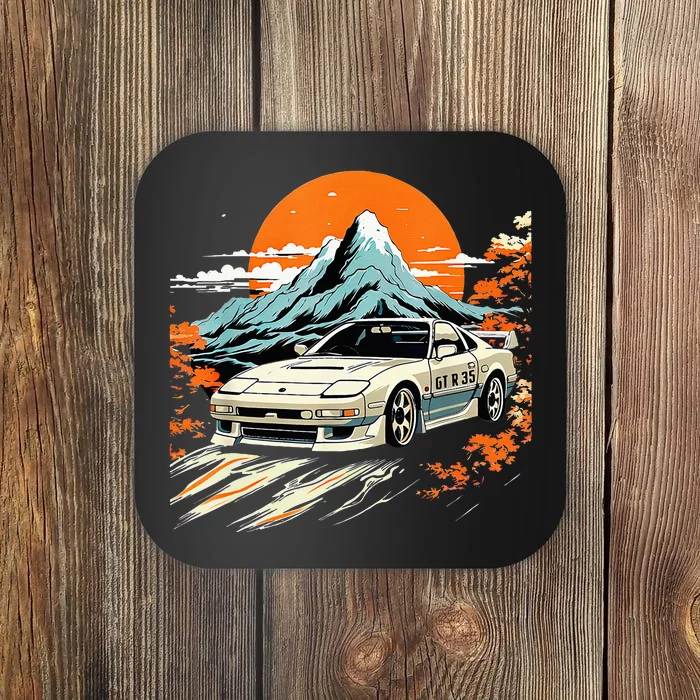 Jdm Car Japanese Retro Car Racing Drifting Legends Tuning Coaster