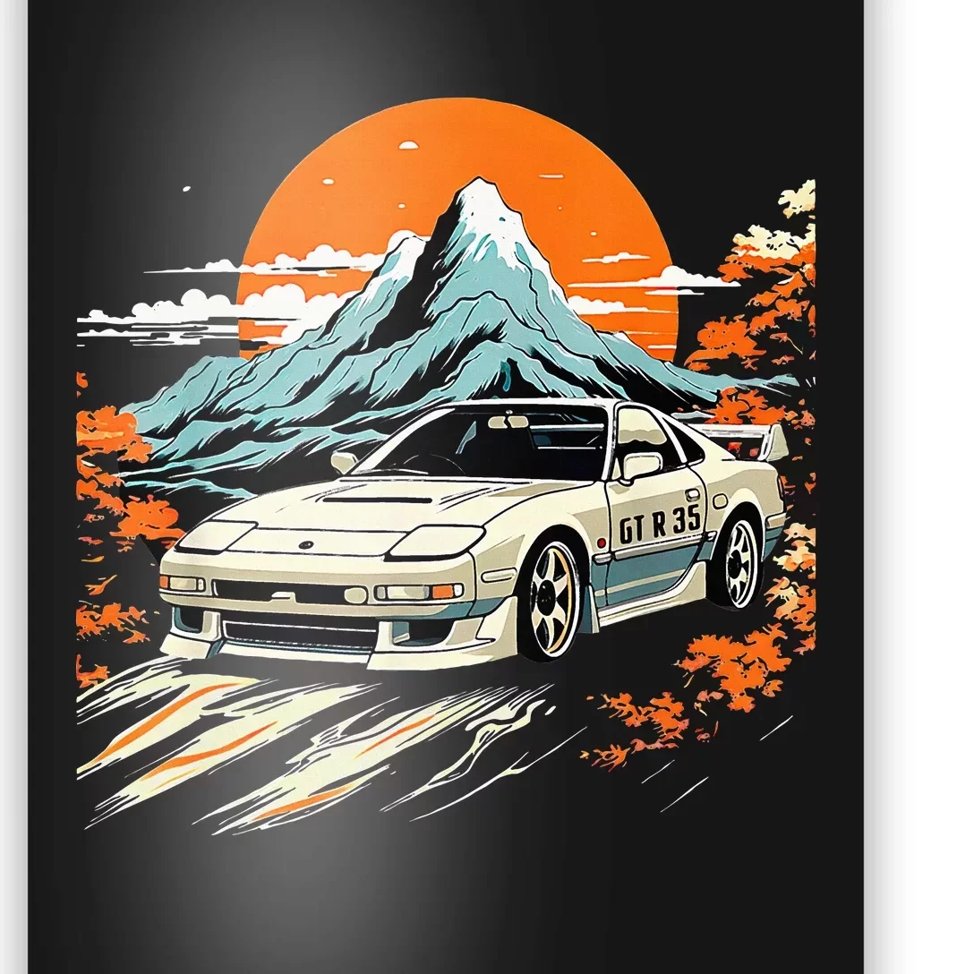 Jdm Car Japanese Retro Car Racing Drifting Legends Tuning Poster