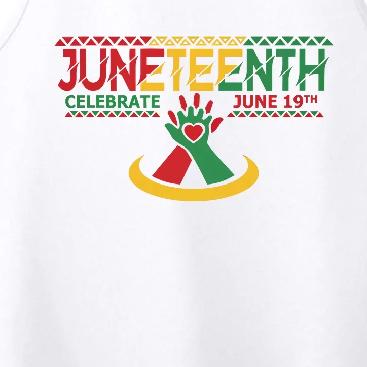 Juneteenth Celebrate June 19th Black History Month Black Proud Performance Tank