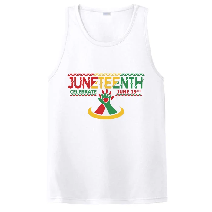 Juneteenth Celebrate June 19th Black History Month Black Proud Performance Tank