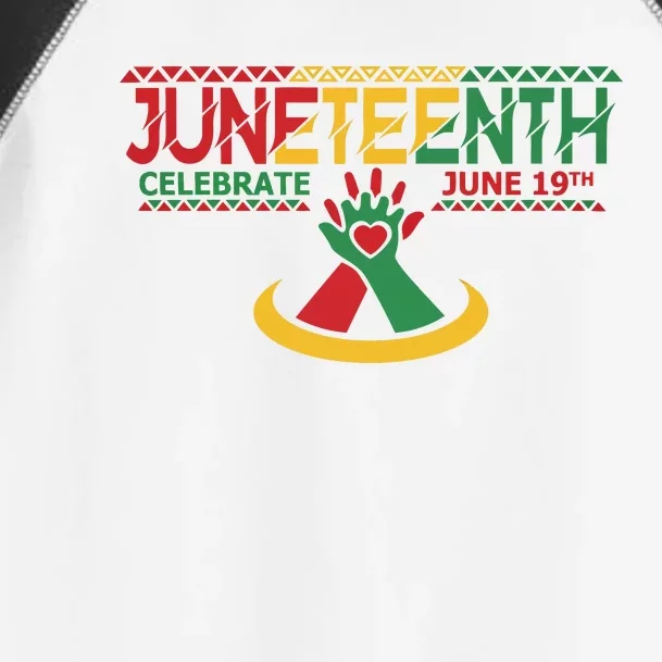 Juneteenth Celebrate June 19th Black History Month Black Proud Toddler Fine Jersey T-Shirt