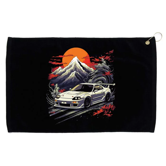 Jdm Car Japanese Retro Car Racing Drifting Legend Tuning Grommeted Golf Towel