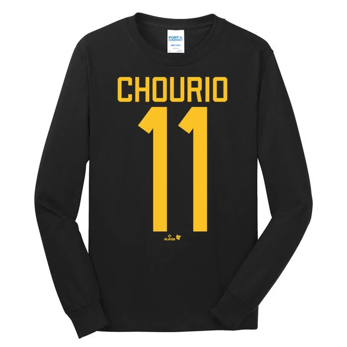 Jackson Chourio Jersey Front Back 11 Tall Long Sleeve T-Shirt