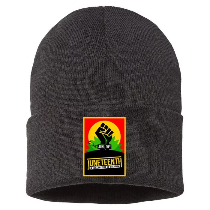 Juneteenth Celebration Sustainable Knit Beanie