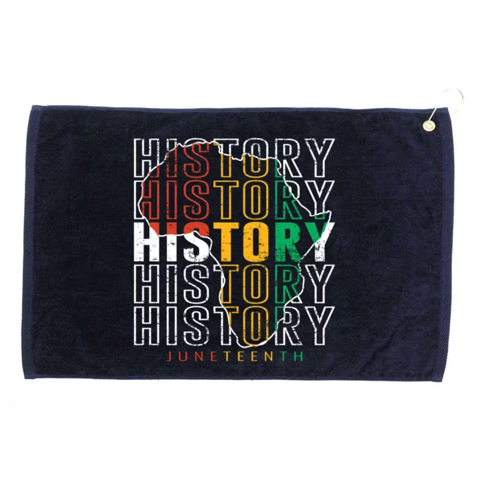 Junenth Celebration Junenth 1865 Gift Grommeted Golf Towel