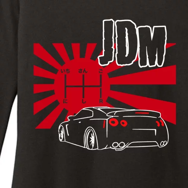 Jdm Car Japanese Street Racing Drifting Gift Womens CVC Long Sleeve Shirt