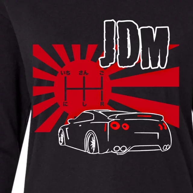 Jdm Car Japanese Street Racing Drifting Gift Womens Cotton Relaxed Long Sleeve T-Shirt