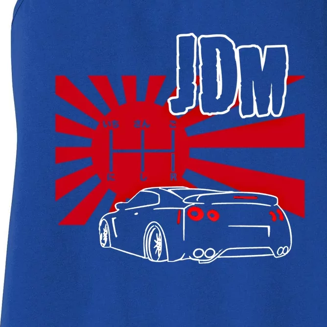 Jdm Car Japanese Street Racing Drifting Gift Women's Racerback Tank