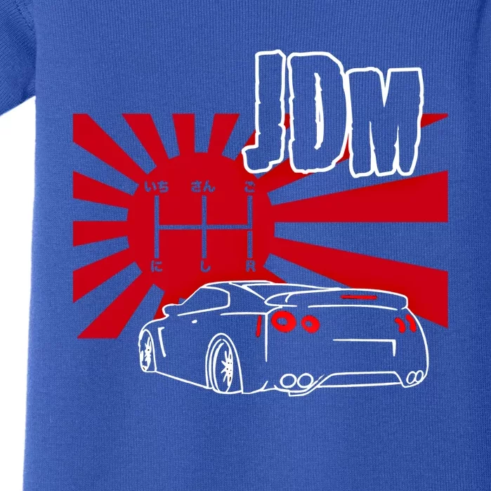 Jdm Car Japanese Street Racing Drifting Gift Baby Bodysuit