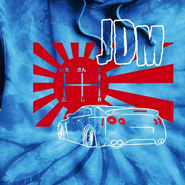 Jdm Car Japanese Street Racing Drifting Gift Tie Dye Hoodie