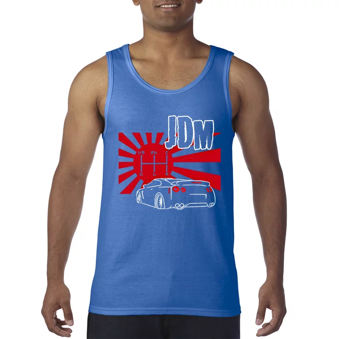 Jdm Car Japanese Street Racing Drifting Gift Tank Top