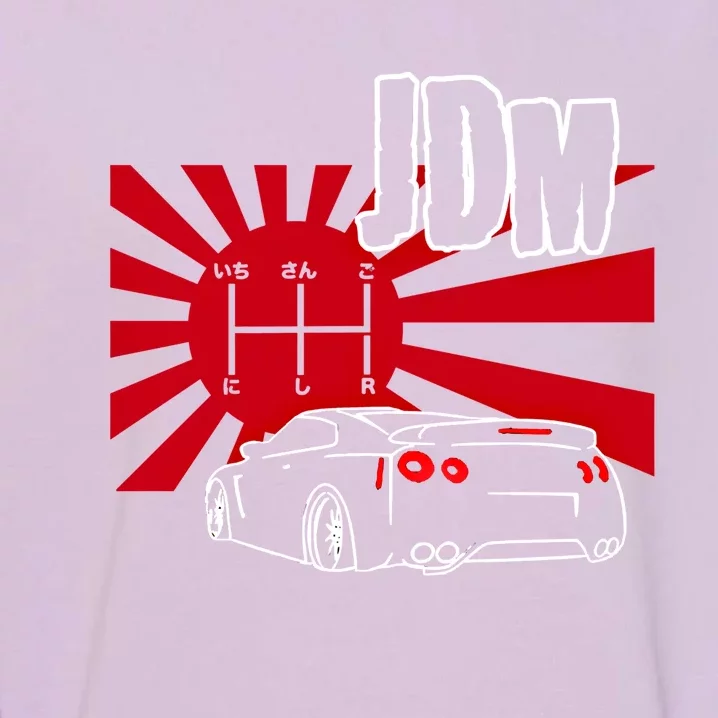 Jdm Car Japanese Street Racing Drifting Gift Garment-Dyed Sweatshirt