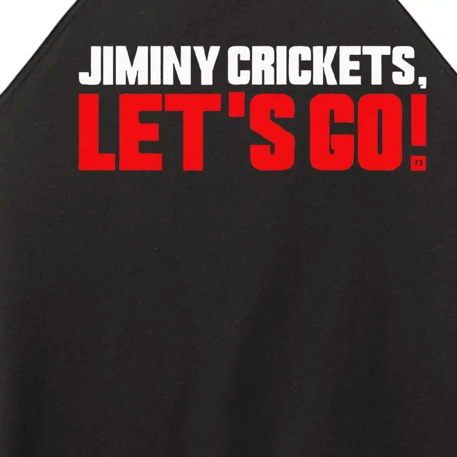 Jiminy Crickets Let’S Go Women’s Perfect Tri Rocker Tank