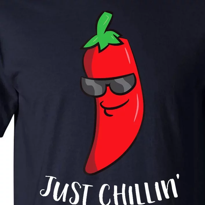 Just Chillin Love Chilis Cinco De Mayo Funny Chili Tall T-Shirt