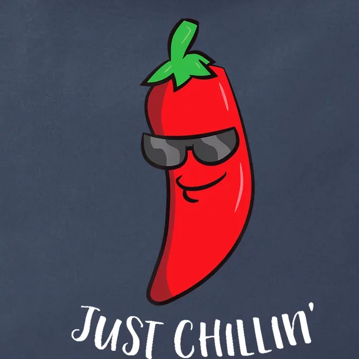 Just Chillin Love Chilis Cinco De Mayo Funny Chili Zip Tote Bag