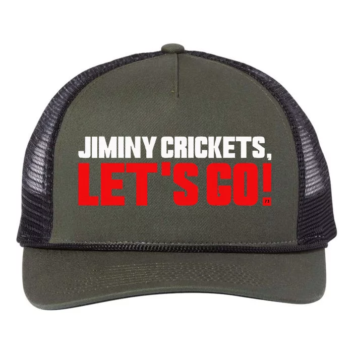 Jiminy Crickets Let’S Go Retro Rope Trucker Hat Cap