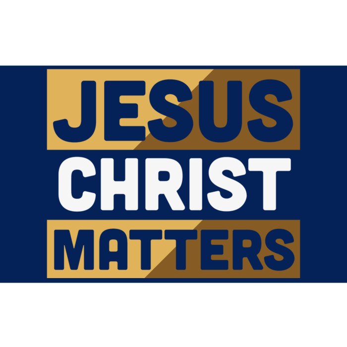 Jesus Christ Matters Bumper Sticker