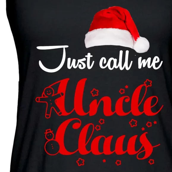 Just Call Me Uncle Claus Ladies Essential Flowy Tank