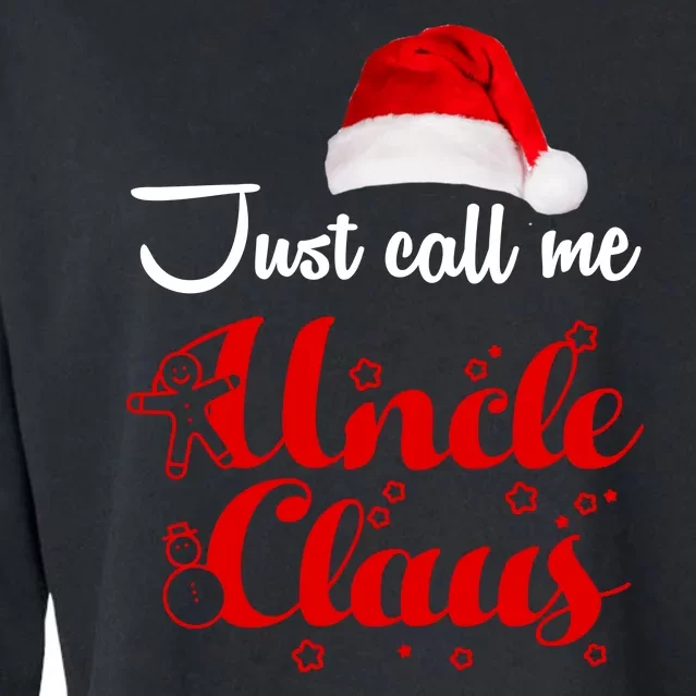 Just Call Me Uncle Claus Cropped Pullover Crew