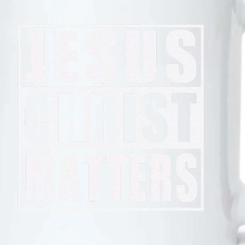 Jesus Christ Matters Christian Black Color Changing Mug