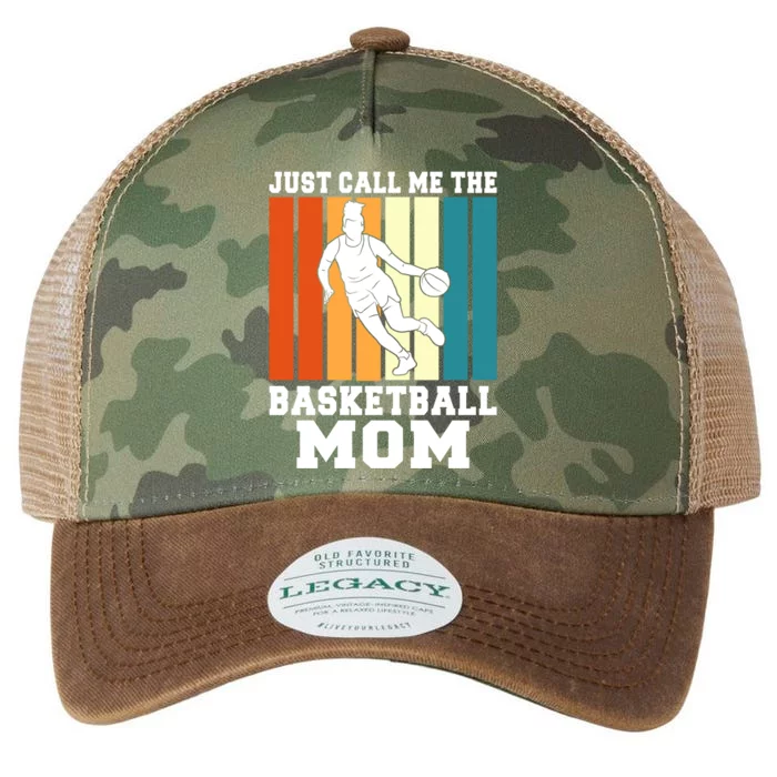 Just Call Me The Basketball Mom Gift Legacy Tie Dye Trucker Hat