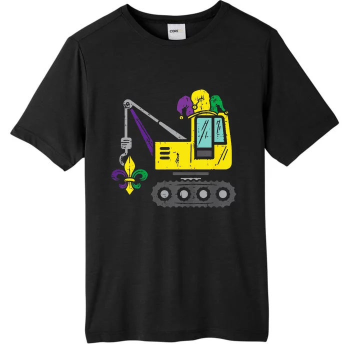 Jester Crane Mardi Gras Cute ChromaSoft Performance T-Shirt