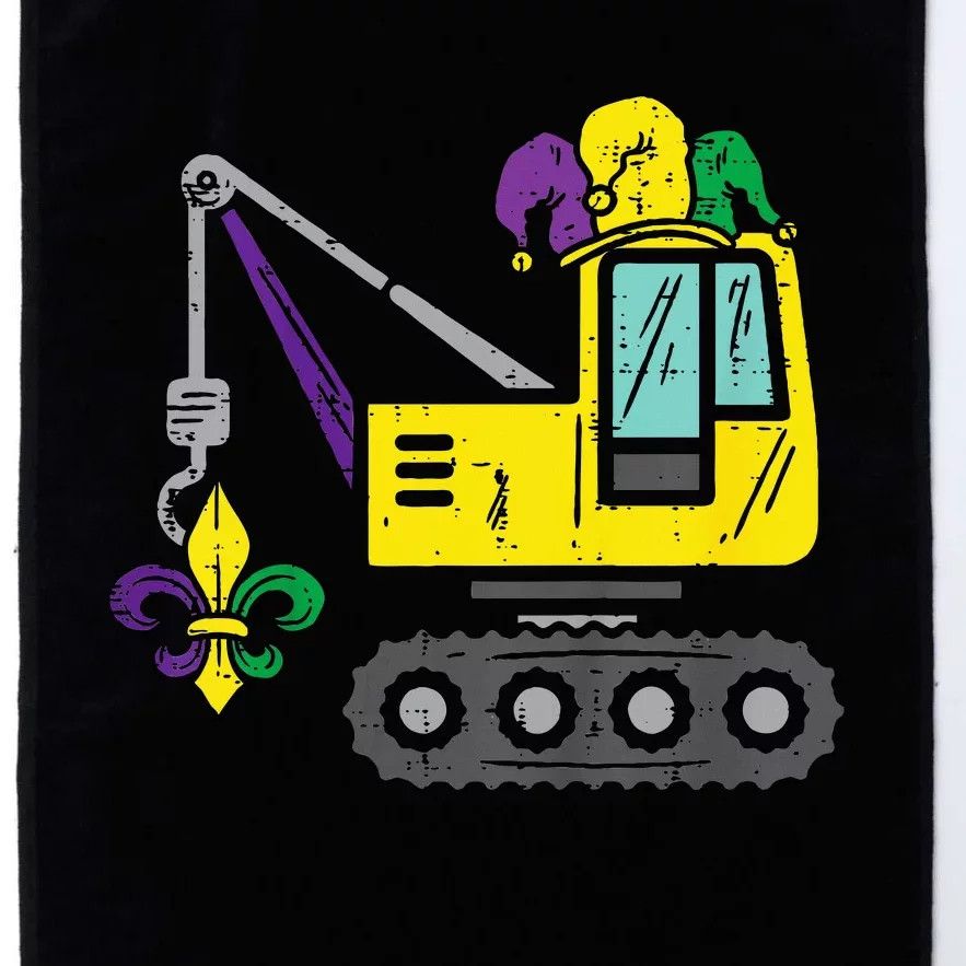 Jester Crane Mardi Gras Cute Platinum Collection Golf Towel