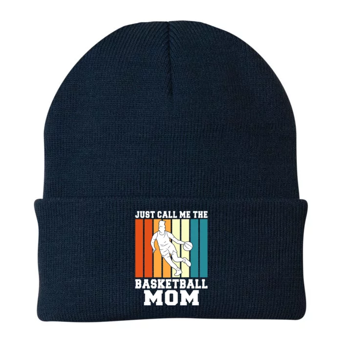 Just Call Me The Basketball Mom Cool Gift Knit Cap Winter Beanie