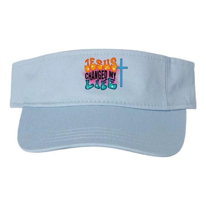 Jesus Changed My Life Valucap Bio-Washed Visor