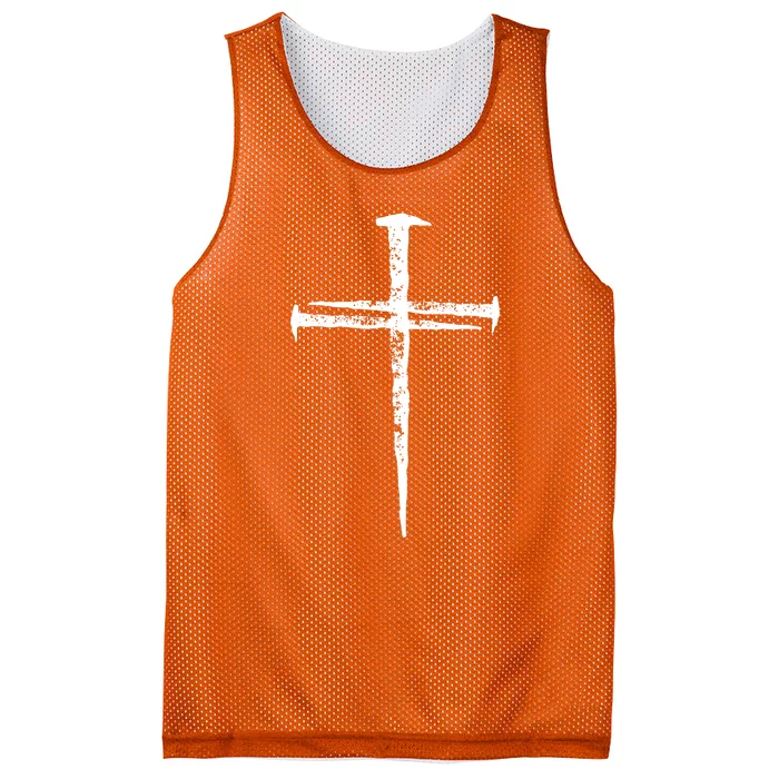 Jesus Christ My Savior Die For My Sins 3 Nails Cross Christian Catholic Mesh Reversible Basketball Jersey Tank