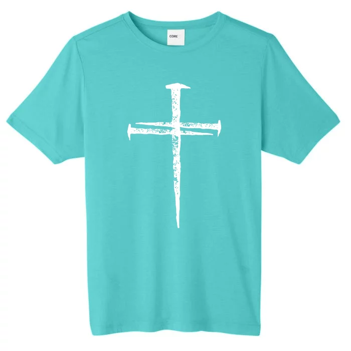 Jesus Christ My Savior Die For My Sins 3 Nails Cross Christian Catholic ChromaSoft Performance T-Shirt