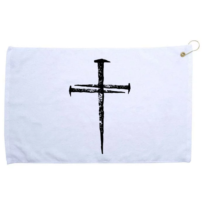 Jesus Christ My Savior Die For My Sins 3 Nails Cross Christian Catholic Grommeted Golf Towel