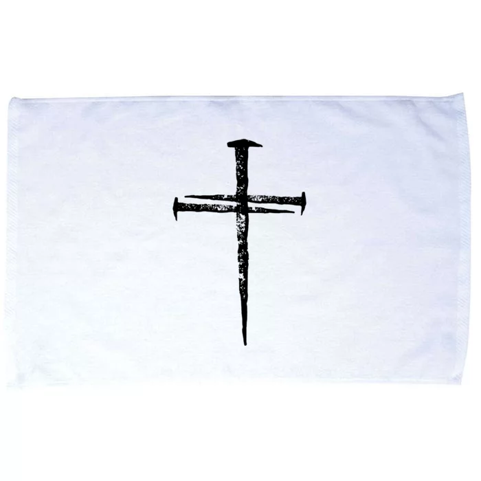 Jesus Christ My Savior Die For My Sins 3 Nails Cross Christian Catholic Microfiber Hand Towel