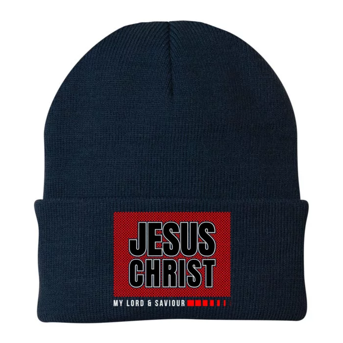 Jesus Christ, My Lord And Savior Knit Cap Winter Beanie