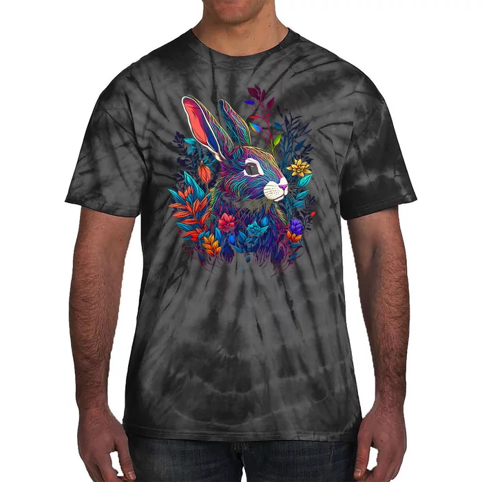 JCombs Colorful Magical Bunny Rabbit Tie-Dye T-Shirt